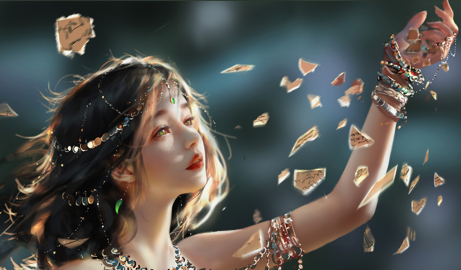 WLOP鬼刀插画高清资源包 1668张65GB二次元图集下载